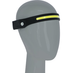 Lampada frontale a LED HeadFire 280 sensor Covalliero Nero