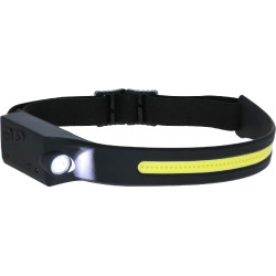 Lampada frontale a LED HeadFire 280 sensor Covalliero Nero