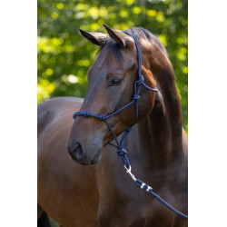 Capestro Covalliero corda annodata Blu scuro