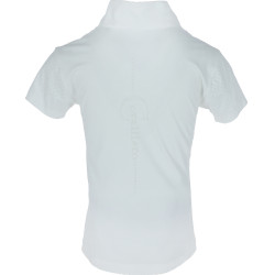 Polo da competizione Covalliero donna Bianco