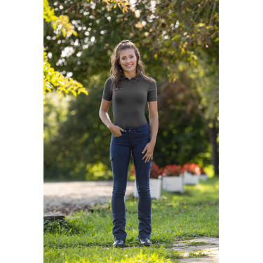 Pantaloni da equitazione Covalliero BasicPlus Jodhpur donna Marina Blu marino Pantaloni da equitazione Covalliero BasicPlus Jodhpur donna Marina Blu marino