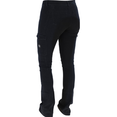 Pantaloni da equitazione Covalliero BasicPlus Jodhpur donna Grafite Grigio
