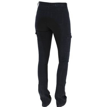Pantaloni da equitazione Covalliero BasicPlus Jodhpur donna Grafite Grigio