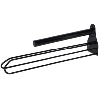 Porta-sella con supporto per sottosella Kerbl Nero