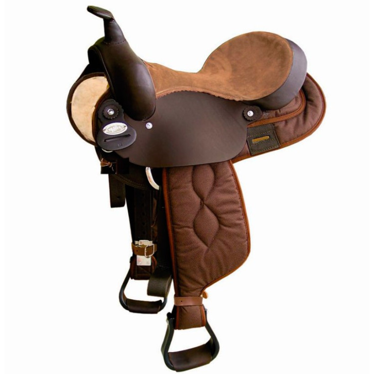 Sella Western Brad Ren's da Pleasure in Cuoio e Cordura
