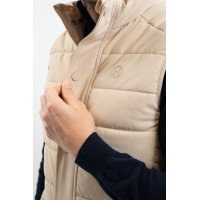 Gilet senza maniche Boston Harcour uomo Lino Beige Gilet senza maniche Boston Harcour uomo Lino Beige