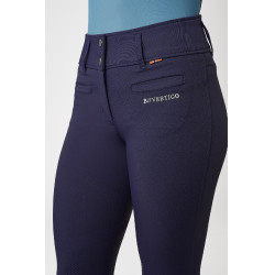 Pantaloni con fondo in silicone effetto pelle Tiffany B Vertigo donna Blu navy scuro Pantaloni con fondo in silicone effetto pelle Tiffany B Vertigo donna Blu navy scuro