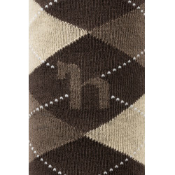 Calzini a rombi Horze Holly Marrone scuro Calzini a rombi Horze Holly Marrone scuro