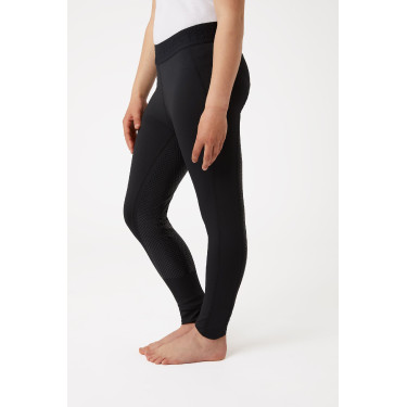 Leggings da equitazione da bambino con grip in silicone integrale Madison Horze Nero Leggings da equitazione da bambino con grip in silicone integrale Madison Horze Nero
