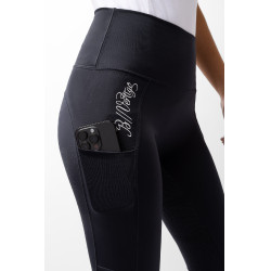 Leggings a vita alta Lara donna B Vertigo Blu navy scuro / bianco