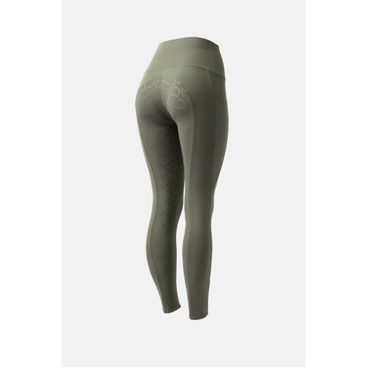Leggings a vita alta con fondo in silicone integrale Gillian Horze donna Leggings a vita alta con fondo in silicone integrale Gillian Horze donna