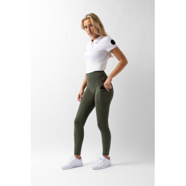 Leggings a vita alta con fondo in silicone integrale Gillian Horze donna Leggings a vita alta con fondo in silicone integrale Gillian Horze donna