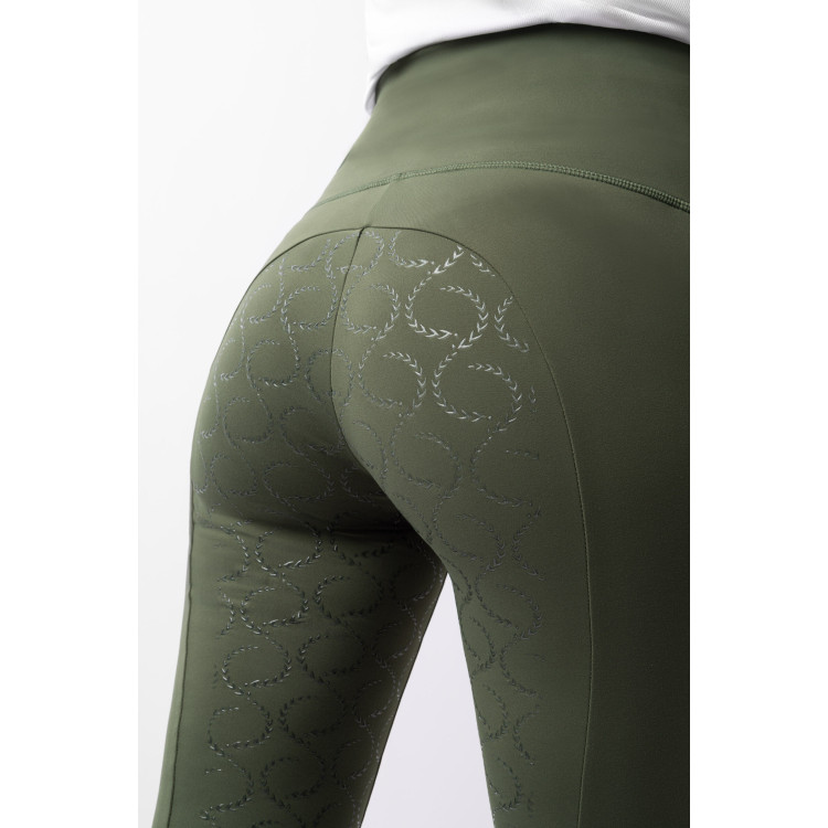 Leggings a vita alta con fondo in silicone integrale Gillian Horze donna Leggings a vita alta con fondo in silicone integrale Gillian Horze donna