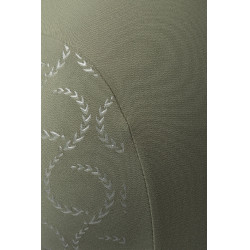 Leggings a vita alta con fondo in silicone integrale Gillian Horze donna Scarabeo verde kaki Leggings a vita alta con fondo in silicone integrale Gillian Horze donna Scarabeo verde kaki