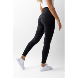 Leggings a vita alta con fondo in silicone integrale Gillian Horze donna Nero