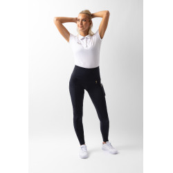 Leggings Horze Mathilde da donna con grip in silicone Blu navy scuro Leggings Horze Mathilde da donna con grip in silicone Blu navy scuro