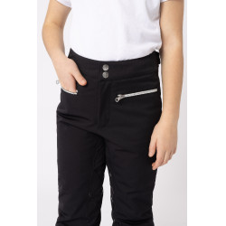 Pantaloni da equitazione imbottiti con silicone Adeline bambini Horze Nero Pantaloni da equitazione imbottiti con silicone Adeline bambini Horze Nero