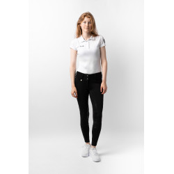 Pantaloni termici Grand Prix Horze con fondo in silicone per donna Nero