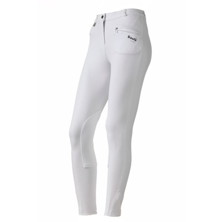 Pantaloni Daslö Donna Maglia Spessa Bianco Pantaloni Daslö Donna Maglia Spessa Bianco