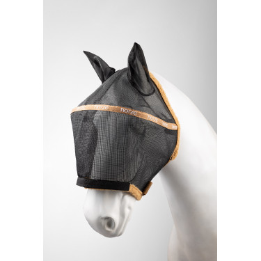Maschera anti-mosche Horze con cerchietti Tan indiano Maschera anti-mosche Horze con cerchietti Tan indiano