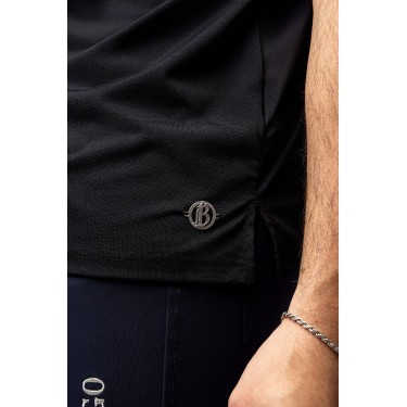 Polo funzionale B Vertigo Flynn uomo Nero