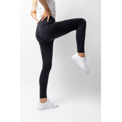 Leggings da equitazione da bambino con grip in silicone integrale Madison Horze Blu navy scuro