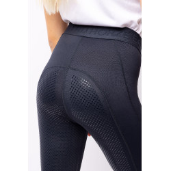 Leggings da equitazione da bambino con grip in silicone integrale Madison Horze Blu navy scuro