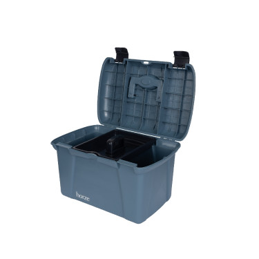 Scatola per la toelettatura Horze Apertura Blu marino