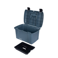 Scatola per la toelettatura Horze Apertura Blu marino