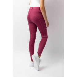 Leggings da equitazione per bambini Horze Dea Rosa secca