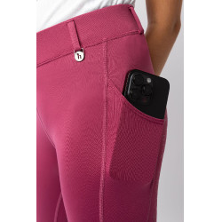 Leggings da equitazione per bambini Horze Dea Rosa secca