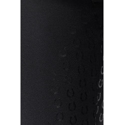 Leggings Scrunch Horze Nessa full grip senza cuciture Nero