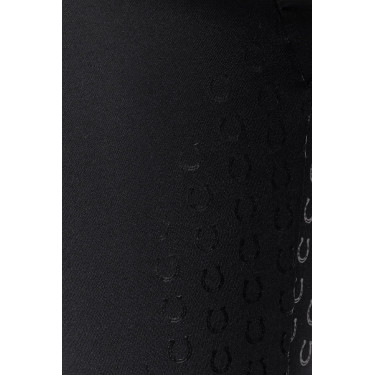 Leggings Scrunch Horze Nessa full grip senza cuciture Nero