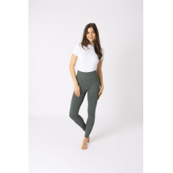 Leggings Scrunch Horze Nessa full grip senza cuciture Apertura Blu marino