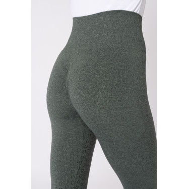 Leggings Scrunch Horze Nessa full grip senza cuciture Apertura Blu marino