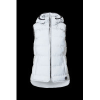 Gilet imbottito senza maniche riflettente da donna Horze Argento riflettente Gilet imbottito senza maniche riflettente da donna Horze Argento riflettente