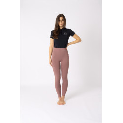 Leggings da equitazione B Vertigo Viktoria da donna senza cuciture con grip integrale Bellezza nera Nero