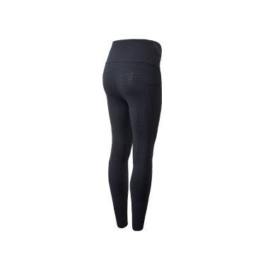 Leggings da maternità Horze Ginny con grip a fondo intero e tasche per telefono