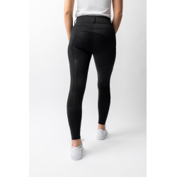 Pantaloni da equitazione da donna Horze Evelyn con grip integrale Nero Pantaloni da equitazione da donna Horze Evelyn con grip integrale Nero
