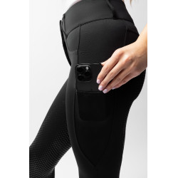 Pantaloni da equitazione da donna Horze Evelyn con grip integrale Nero Pantaloni da equitazione da donna Horze Evelyn con grip integrale Nero