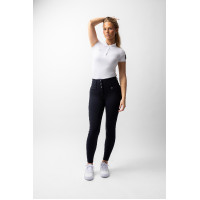 Pantaloni da equitazione Horze Leonie donna con fondo integrale Blu marino scuro Pantaloni da equitazione Horze Leonie donna con fondo integrale Blu marino scuro