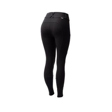 Pantaloni Horze Grand Prix Pro da donna con fondo integrale Nero