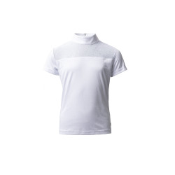 Polo da concorso Horze Kaya bambino con strass