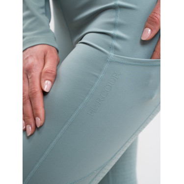 Leggings Harcour Louna Full Seat Verde grigio