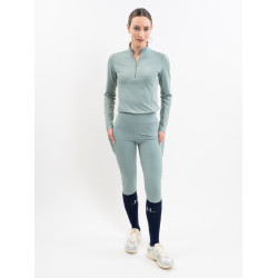Leggings Harcour Louna Full Seat Verde grigio