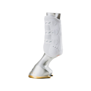 Stinchiere da dressage Zandona King Carbon Air anteriori Bianco