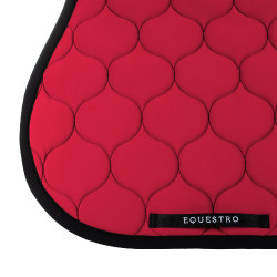 Tappeto da salto in tessuto tecnico trapuntato Equestro Scooter Beige