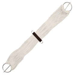 Sella western Lakota con gonna rotonda incisa e filo d'argento Marrone