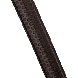 Briglia anatomica con logo Equestro Marrone scuro