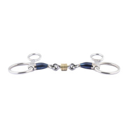 Filet baucher Jump'In doppia rottura Blue Steel con anelli in rame